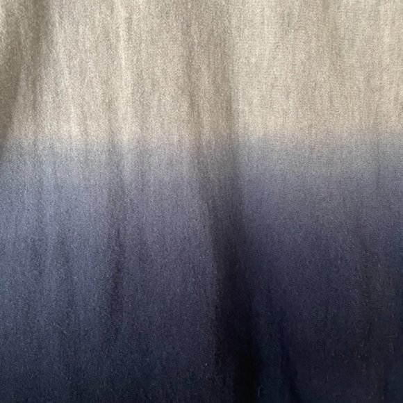 Gray to Blue Tie Dye Sweater Tunic - Picture 3 of 3